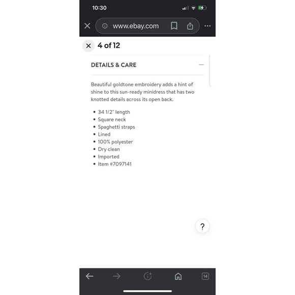 BTFL-Life (Nordstrom) Women's Terra Cotta Ruched Mini Dress Floral‎ Medium - Picture 13 of 13